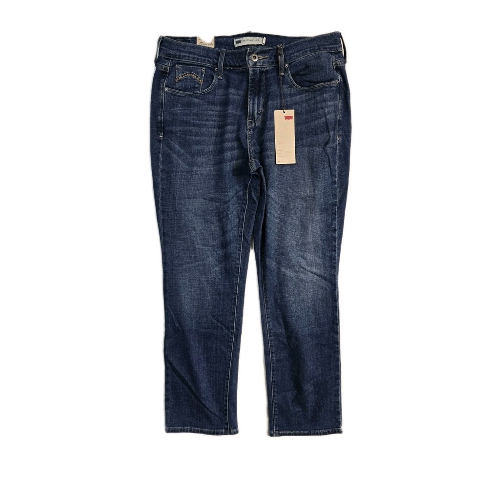 levi's women's 505 straight Leg jeans 8 Short 29x30 Blue NWT